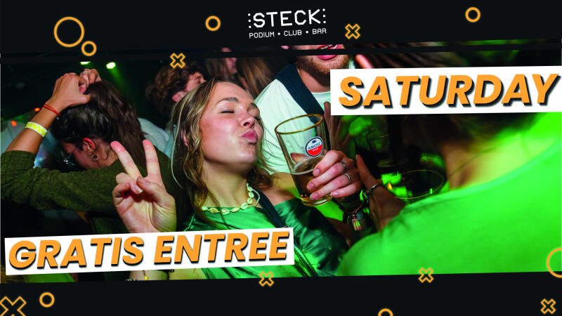 SATURDAY CLUB - gratis entree - 23.00 - 05.00 hrs - No date