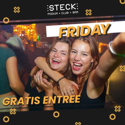 FRIDAY CLUB - gratis entree - 24.00 - 05.00 hrs - No date