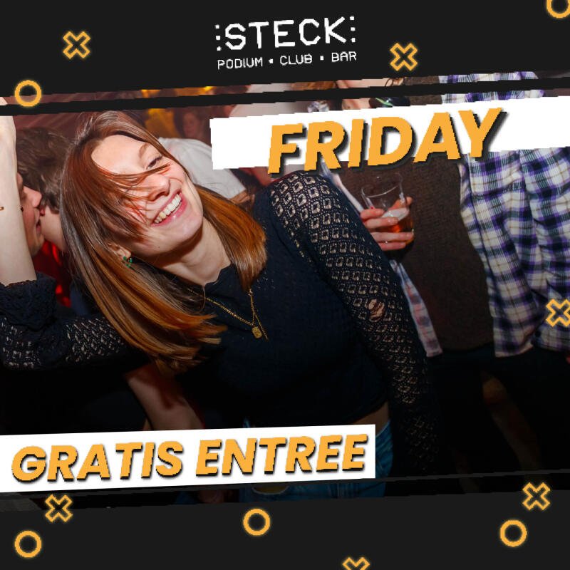 FRIDAY CLUB - gratis entree - 24.00 - 05.00 hrs - No date