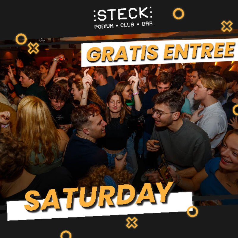 SATURDAY CLUB - gratis entree - 23.00 - 05.00 hrs - No date