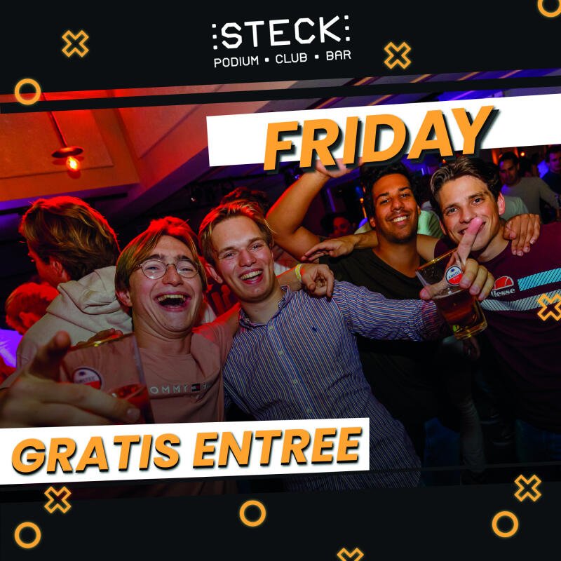 FRIDAY CLUB - gratis entree - 24.00 - 05.00 hrs - No date