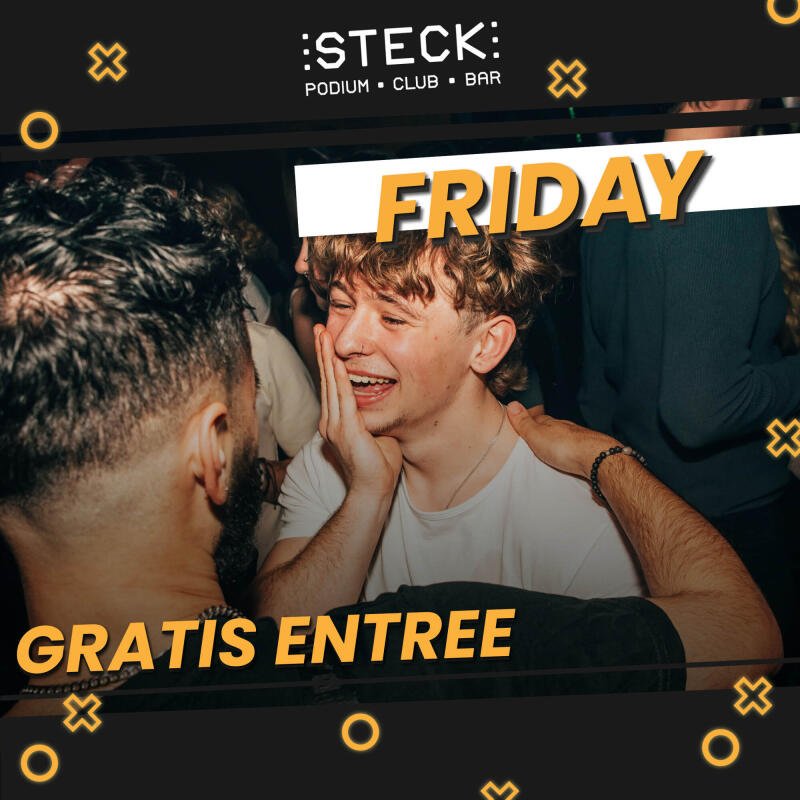 FRIDAY CLUB - gratis entree - 24.00 - 05.00 hrs - No date