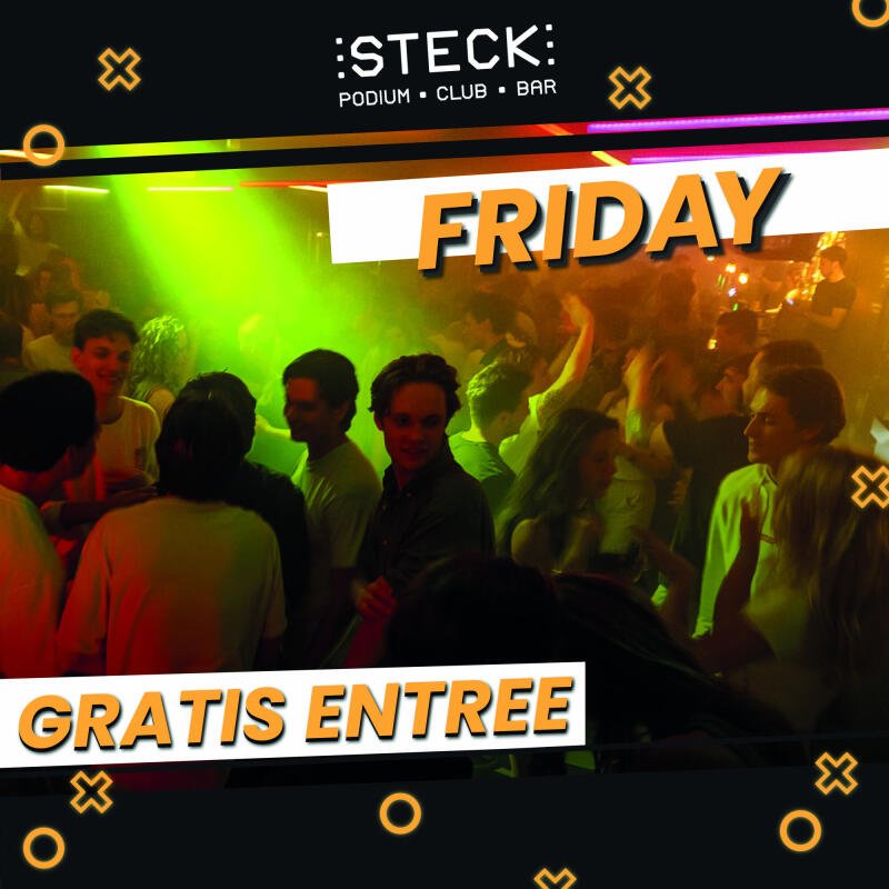 FRIDAY CLUB - gratis entree - 24.00 - 05.00 hrs - No date