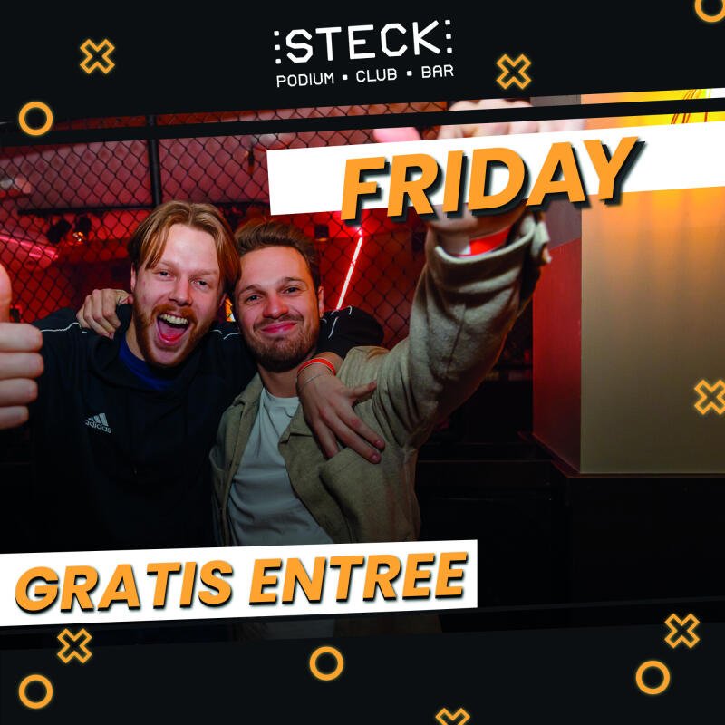 FRIDAY CLUB - gratis entree - 24.00 - 05.00 hrs - No date